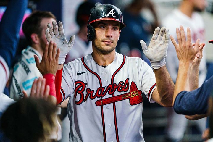 アトランタ・ブレーブスの主砲マット・オルソン（C）Getty Images