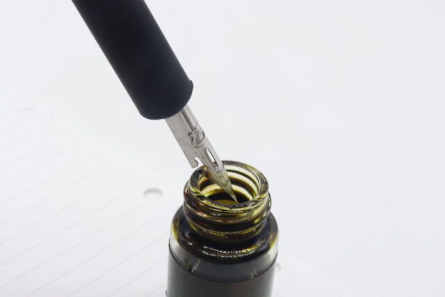 セリア つけペンセット インクに浸す