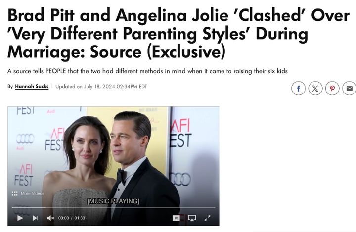 ブラッド・ピット&アンジェリーナ・ジョリー、破局の原因を関係者が明かす「ブラッドは規則正しい生活で育ったので…」