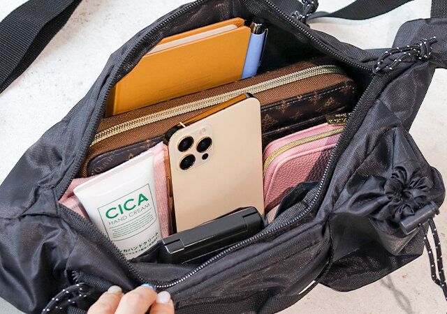 黒ボディバッグ付録レビュー