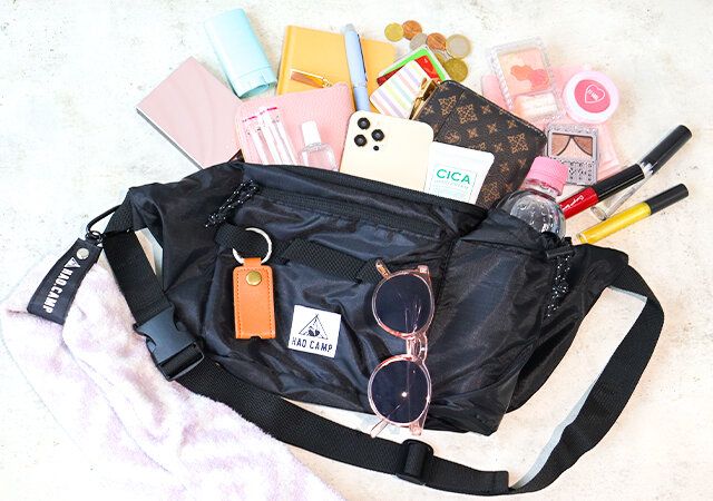 ハオキャンプ付録黒ボディバッグレビュー