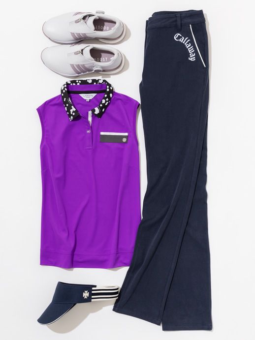 【ゴルフ】スタイルアップ、涼しいパンツ、コーディネート