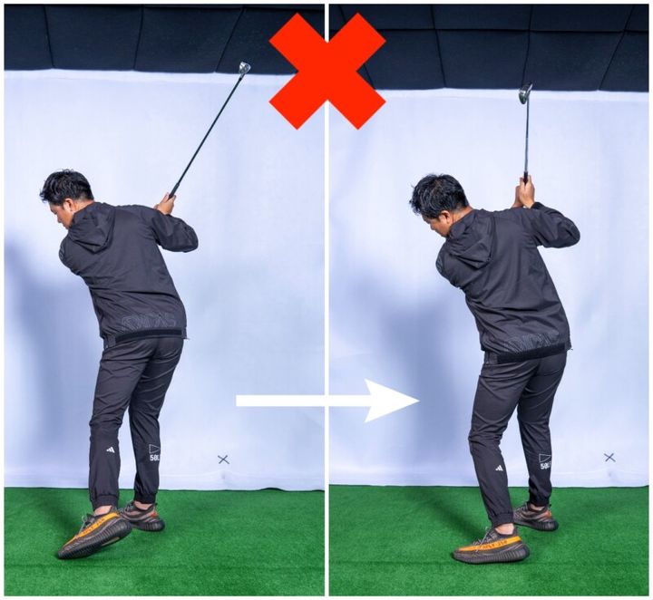 バックスイングで大事なこととは？「正しいのはどっち…？」