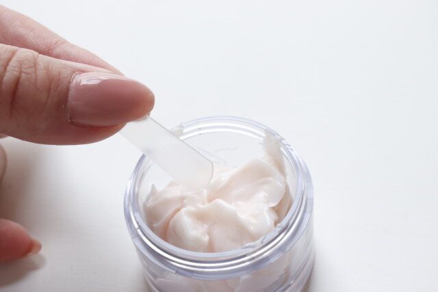 ダイソー クリームケース（ヘラ＆中フタ付、2個） クリーム