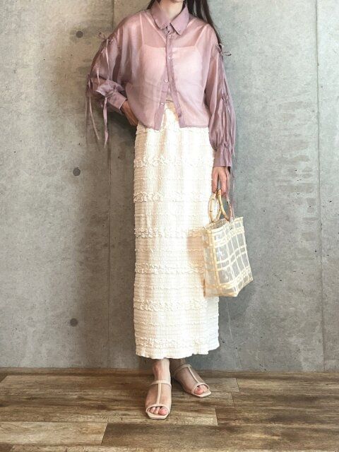 シアートップスコーデ1