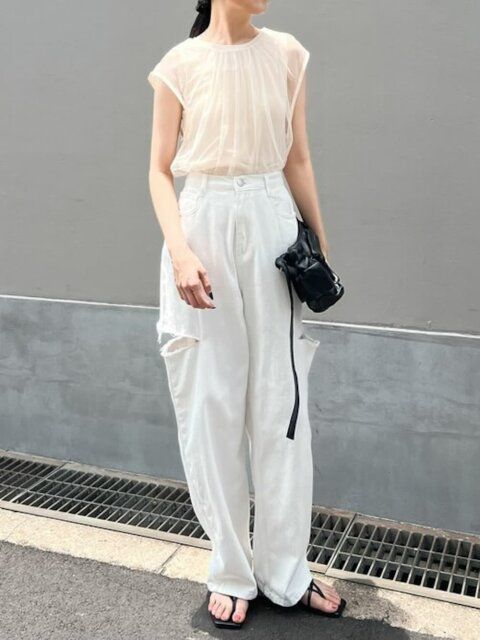 シアートップスコーデ4