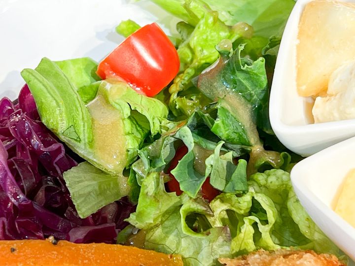 「もも定食」の「白桃の冷たいスープ」