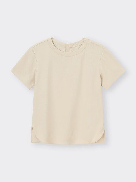 GUのバックジップTブラウス