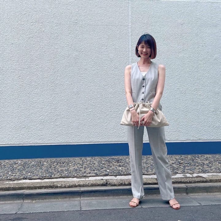 ZARAのセットアップで私服コーデ かがやき隊・髙田栄美子さん