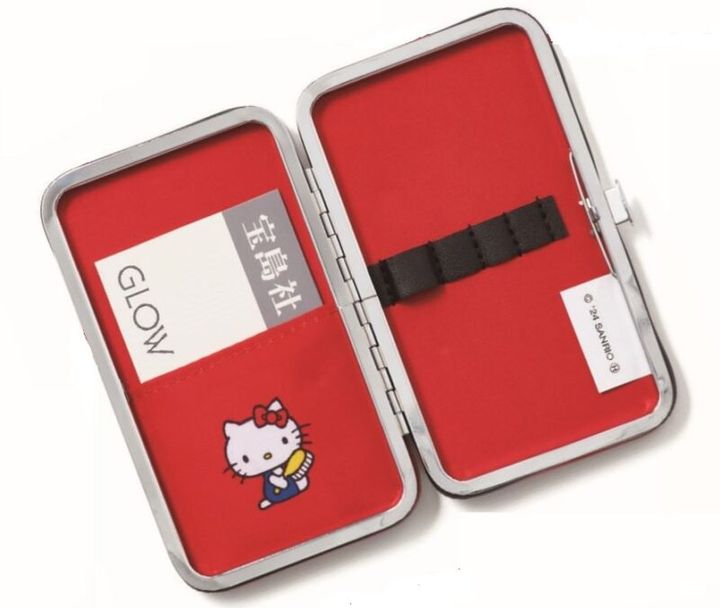 GLOW9月号付録 ハローキティのケース＆ネイルケアセット