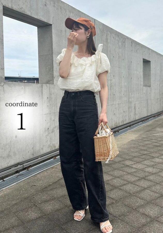 バレルレッグジーンズ