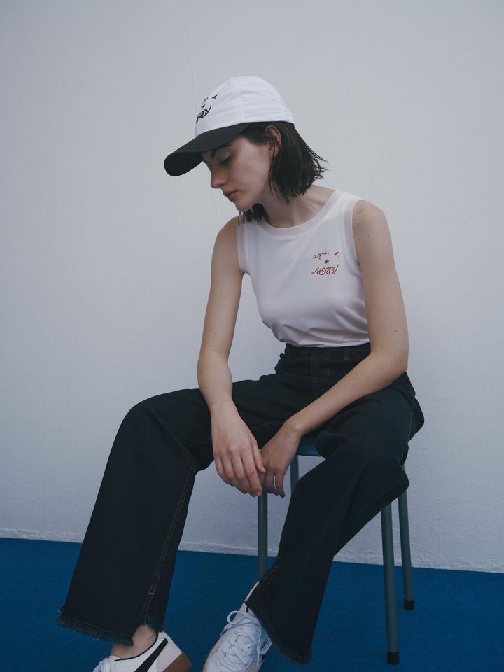 画像: 【agnes b. × NERGY】「UV＆吸水速乾 ファンクションタンクトップス」（ブラック、ホワイト、ブルー）￥9,900（税込）