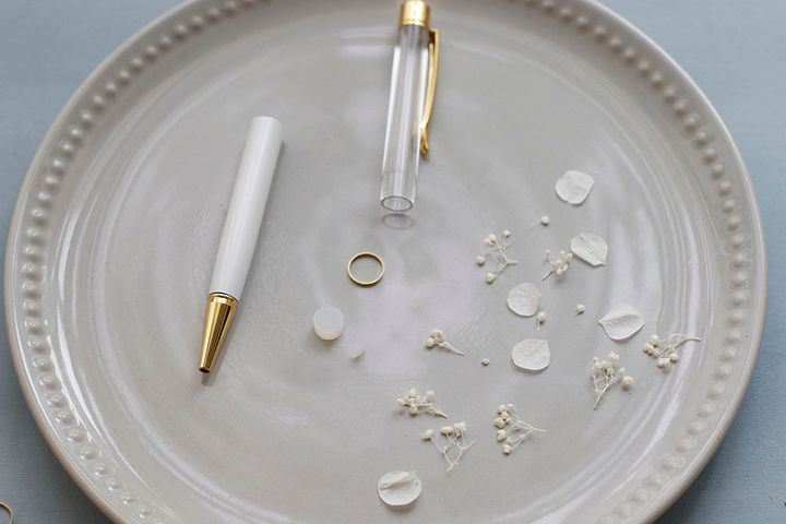 オリジナルハーバリウムペン作り