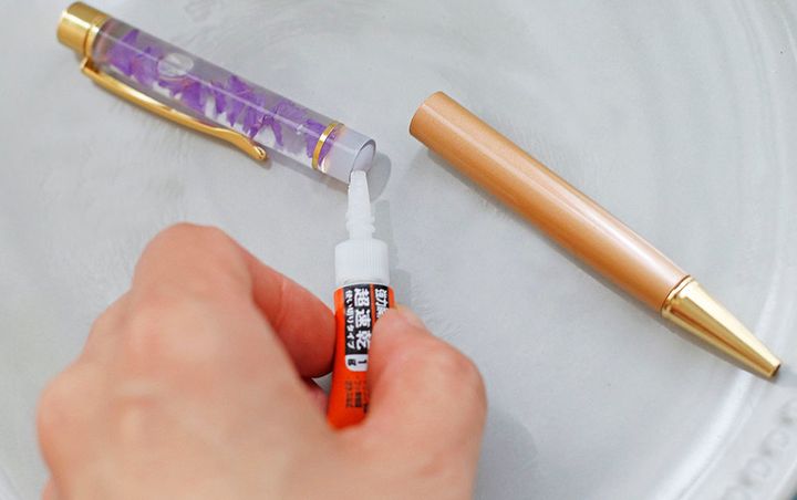 オリジナルハーバリウムペン作り