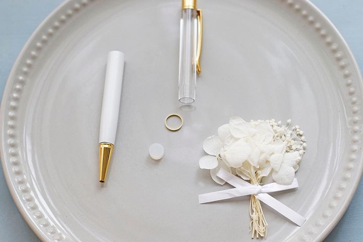 オリジナルハーバリウムペン作り