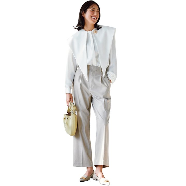 目線を上にスタイルアップ