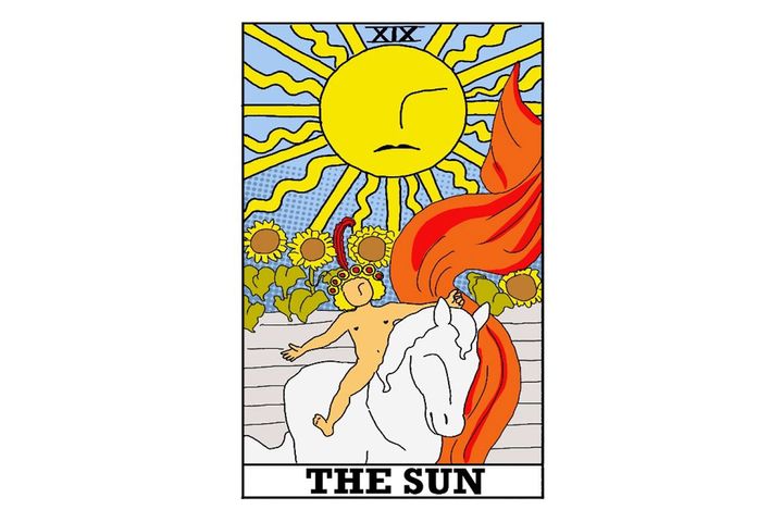 《今週のカード》No.19「太陽」※カードは筆者作成