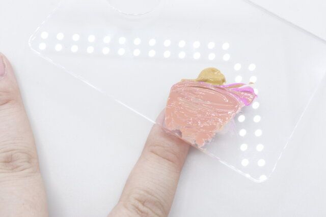 ダイソー ネイルパレット フィルム 使用例 色合わせ