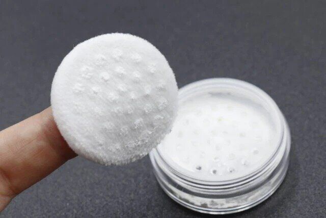 セリア パウダーパフ＆ケース mini 使用例