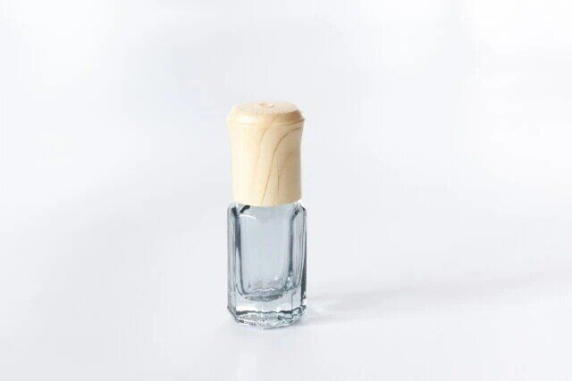 セリア ガラスローラーボトル ミニサイズ ウッド調