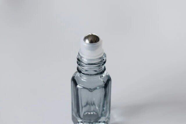 セリア ガラスローラーボトル ミニサイズ ウッド調 ロールタイプ