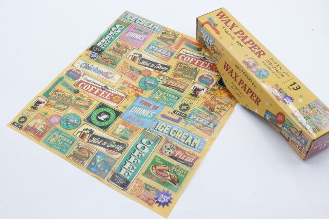 ダイソーのワックスペ－パー ラベルシール POP