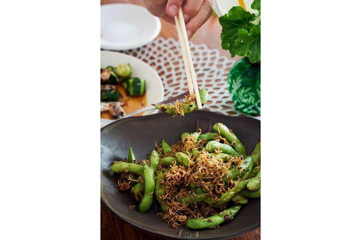 枝豆のじゃこ炒め