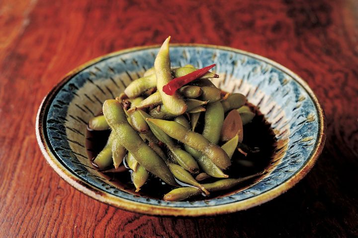 枝豆の紹興酒漬け