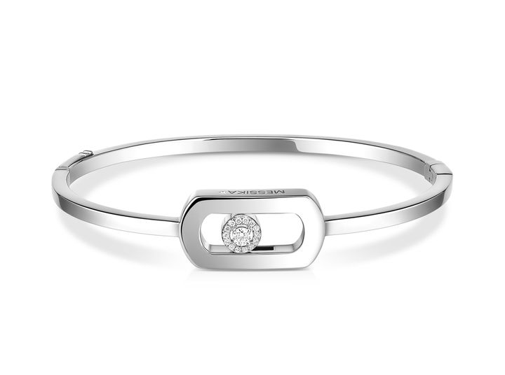 「ソー ムーヴ」バングル（WG×ダイヤモンド）￥803,000