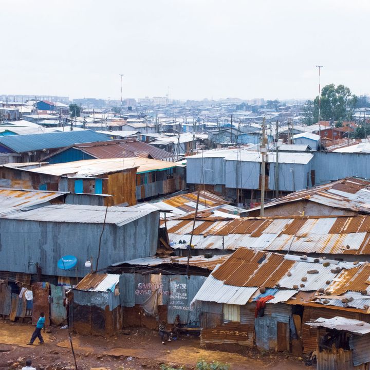 キベラのスラムの様子