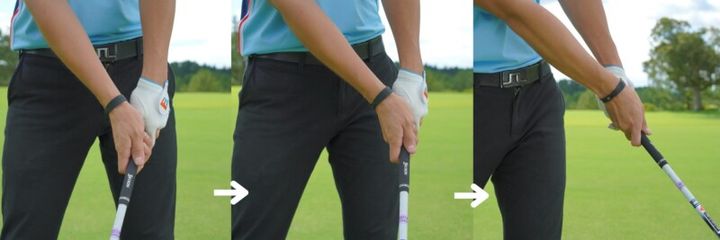 FWを簡単に打てるコツを解説！素振りで“芝が飛んだ場所”にボールを置くだけ