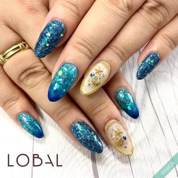 LOBALが投稿したネイルデザイン [photoid:I0103817] via Itnail Design (737459)