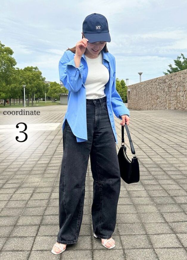 バレルレッグジーンズ