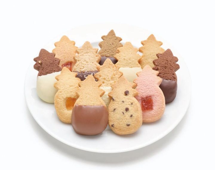 新品　ホノルルクッキー ヘアクリップ チョコレートディップ、グアバモチーフ 新品未使用品 ホノルルクッキー ヘアクリップ チョコレート