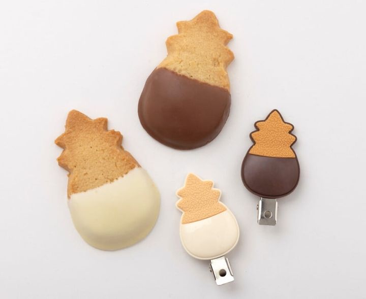 大人気のチョコレートディップクッキーにそっくりの前髪クリップ