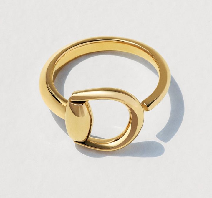 「ホースビット」リング（YG）￥302,500