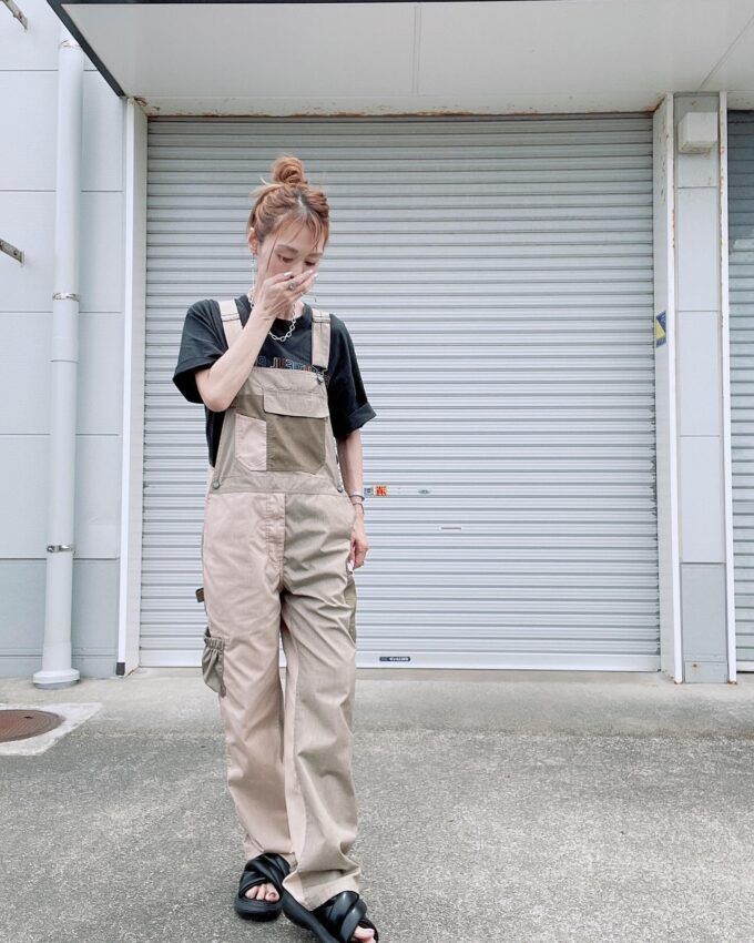 ワークマン「デザインサロペット」