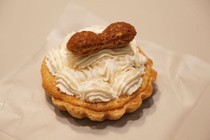 「ピーナッツバタークリームのタルト」630円
