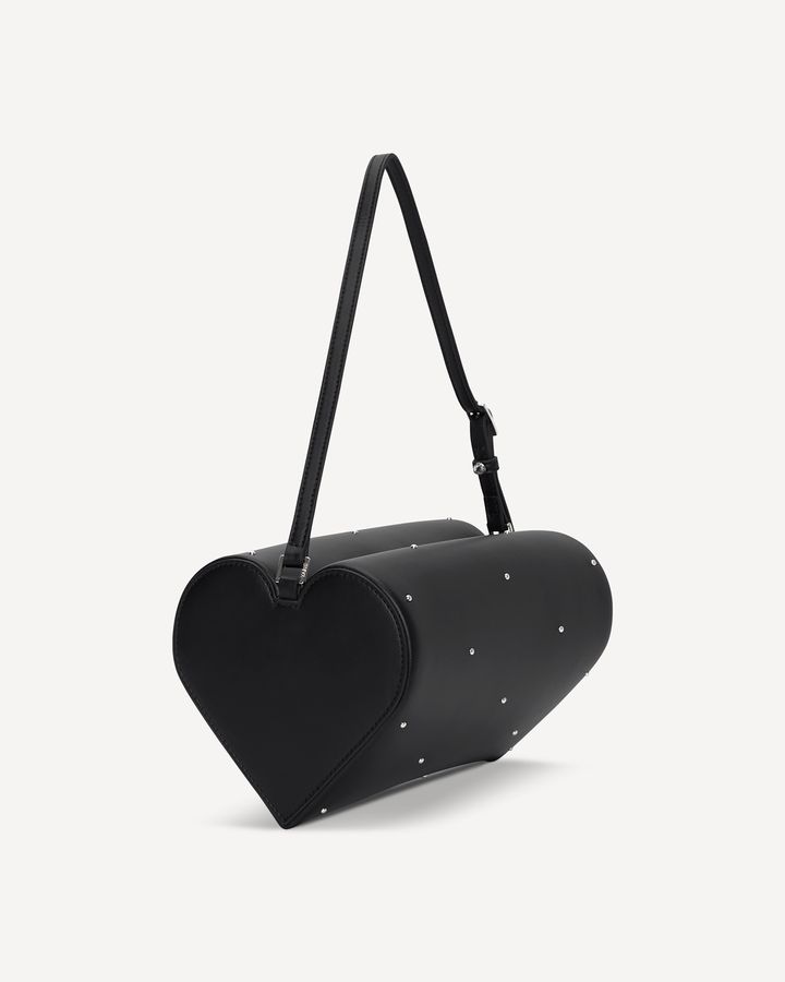 画像: 【VASIC】「Heart Handbag」（Rose、Silver、Black）各￥37,400（税込）、スタッズ付き ￥41,800（税込）