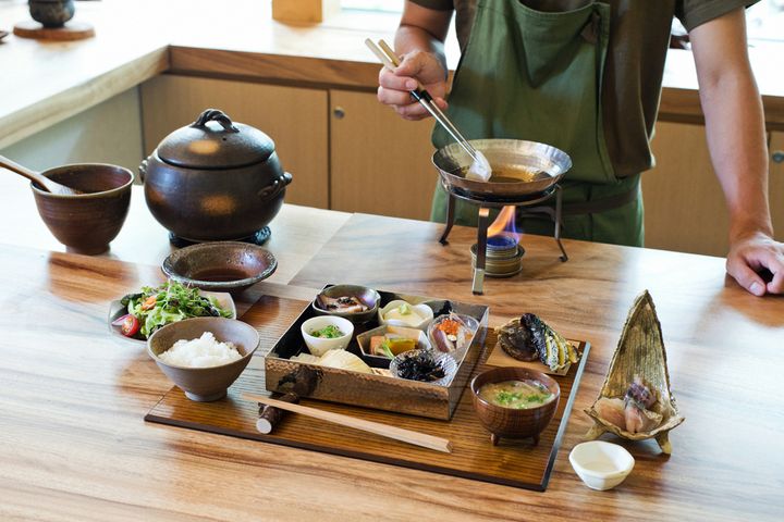 〈bekka izu〉で提供される朝食