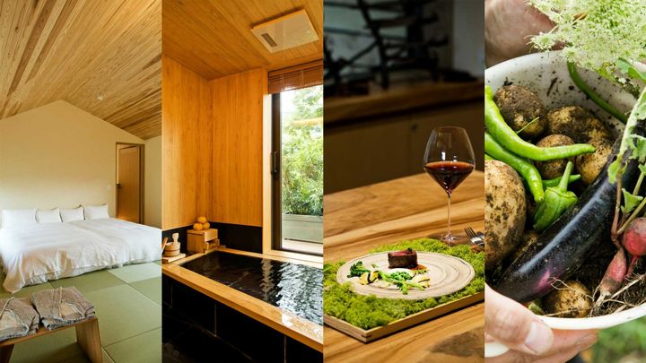 〈bekka izu〉の館内や提供される料理