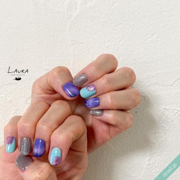 LAURA POMPONNEEが投稿したネイルデザイン [photoid:I0128930] via Itnail Design (737447)