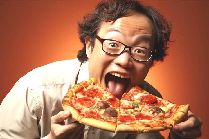 あるだけ食べてしまう「食い尽くし系」男性のイメージ