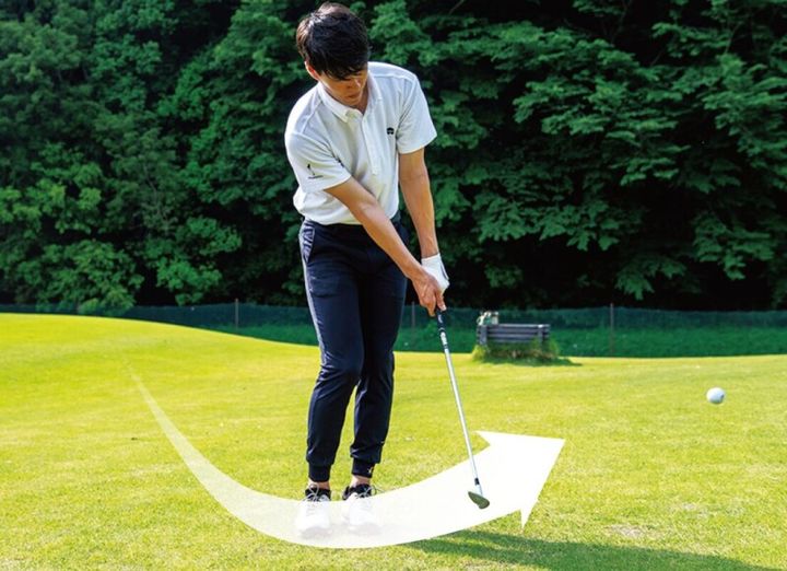 スピンがかかるアドレスはどっち…？実はオープンに構えるのはNG!?