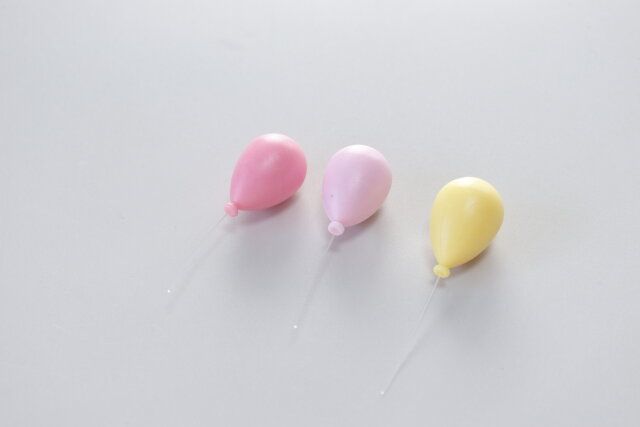 セリアの3色入った風船マグネット 3P