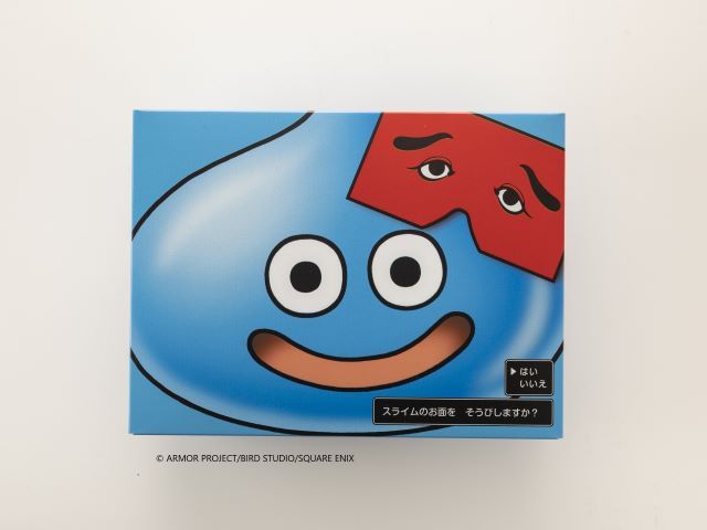 スライムにわかせんぺい 箱：表面