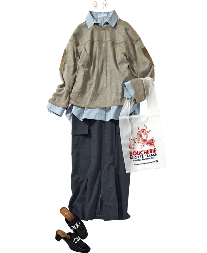 【活用3】シャツの上に重ねる