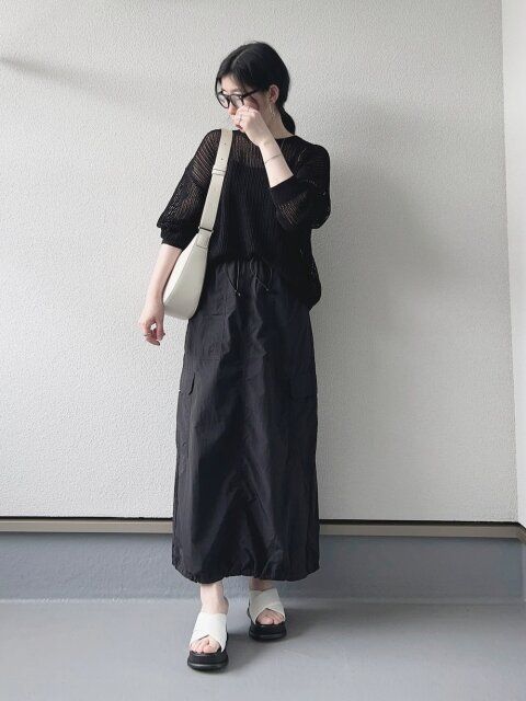 メッシュトップスのコーデ5