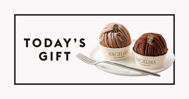 〈アンジェリーナ〉のモンブラン