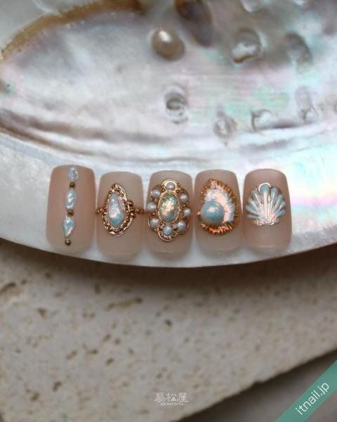 扇松屋が投稿したネイルデザイン [photoid:I0130282] via Itnail Design (737541)